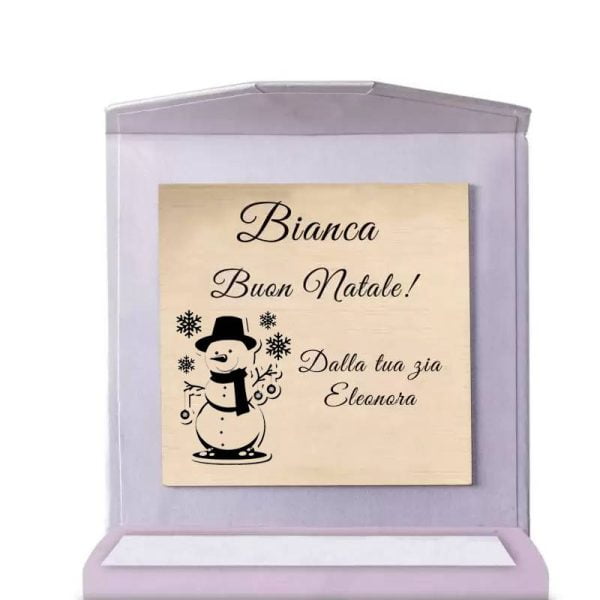 Personalizzazione Bimba Pupazzo di neve