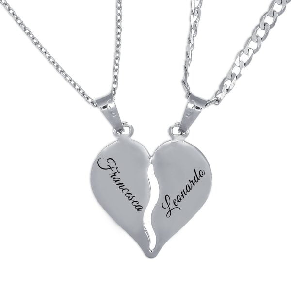 Collana con Cuore Spezzato