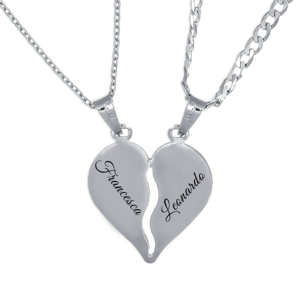 Collana con Cuore Spezzato