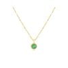 Green Dot Light Necklace Small