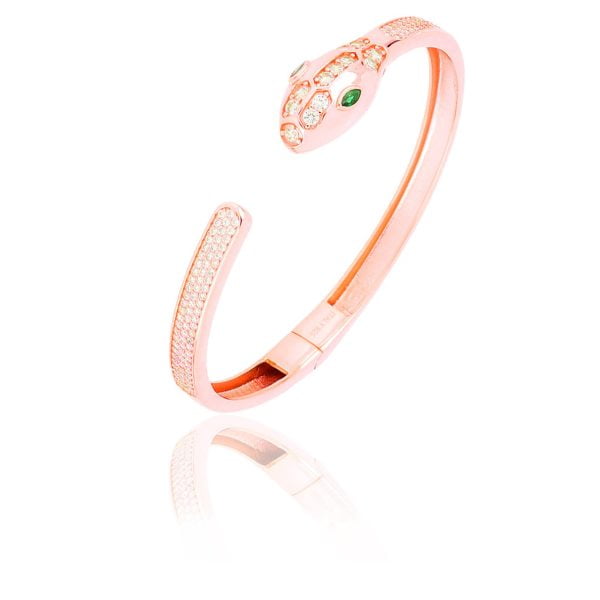 Bracciale Rigido Viper Rosè