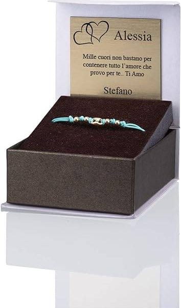 Bracciale Marina Turchese Dorato con Palline