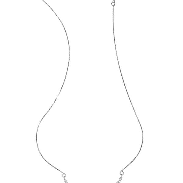 Collana in Argento Rodiata Chains